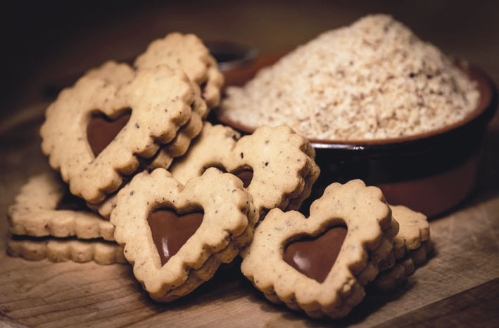 biscuits chocolat noisettes