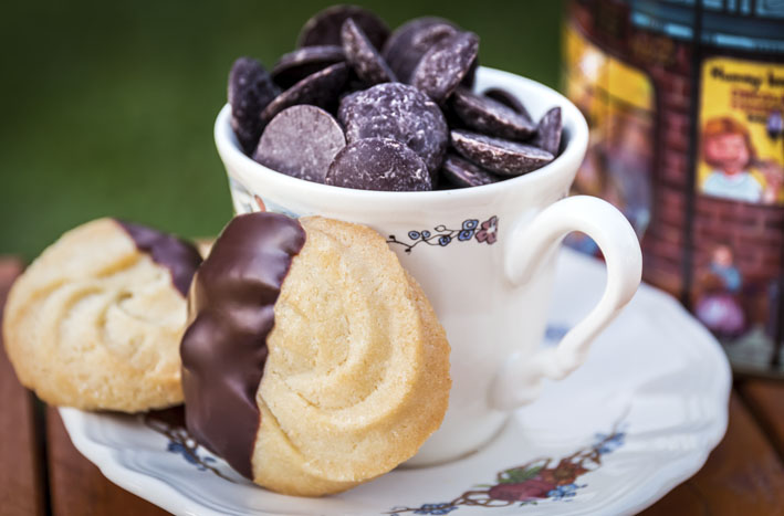 biscuits Spritz au chocolat