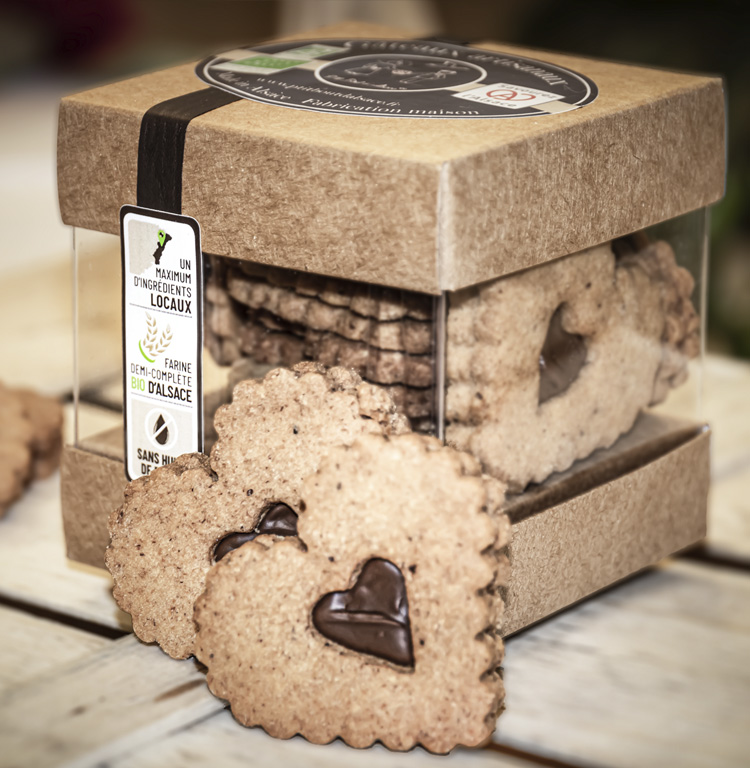 boîte biscuits choco noisettes